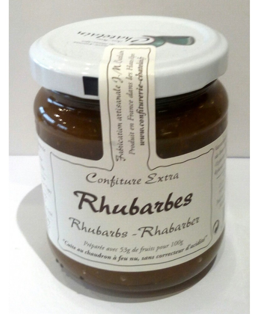 Confiture Rhubarbes 250g