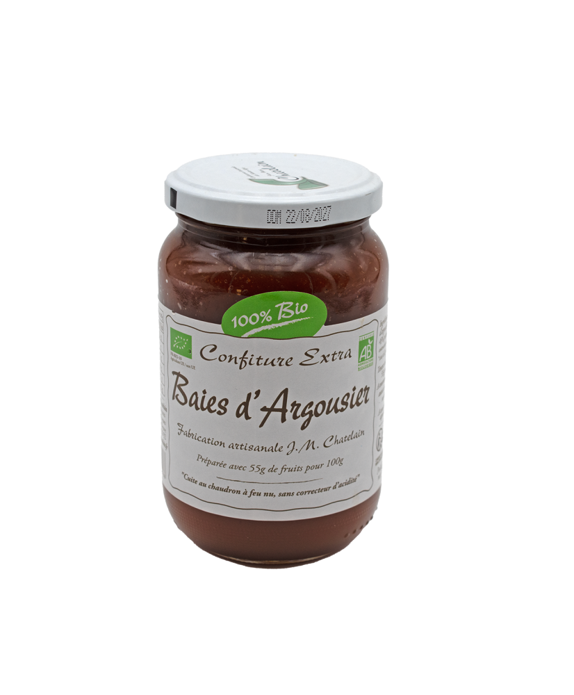 Confitures Baies d'argousier BIO 420g Confitures Baies d'argousier BIO 420g