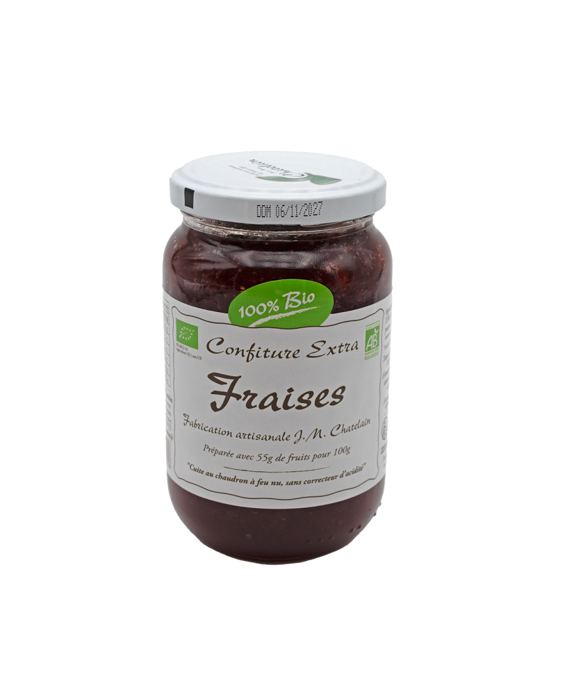 Confitures Fraises BIO 420g Confitures Fraises BIO 420g