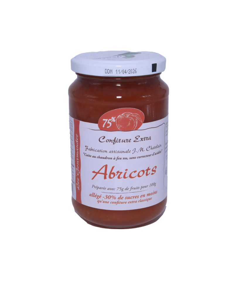 Pack de 3 Confitures Allégée Abricots 390g