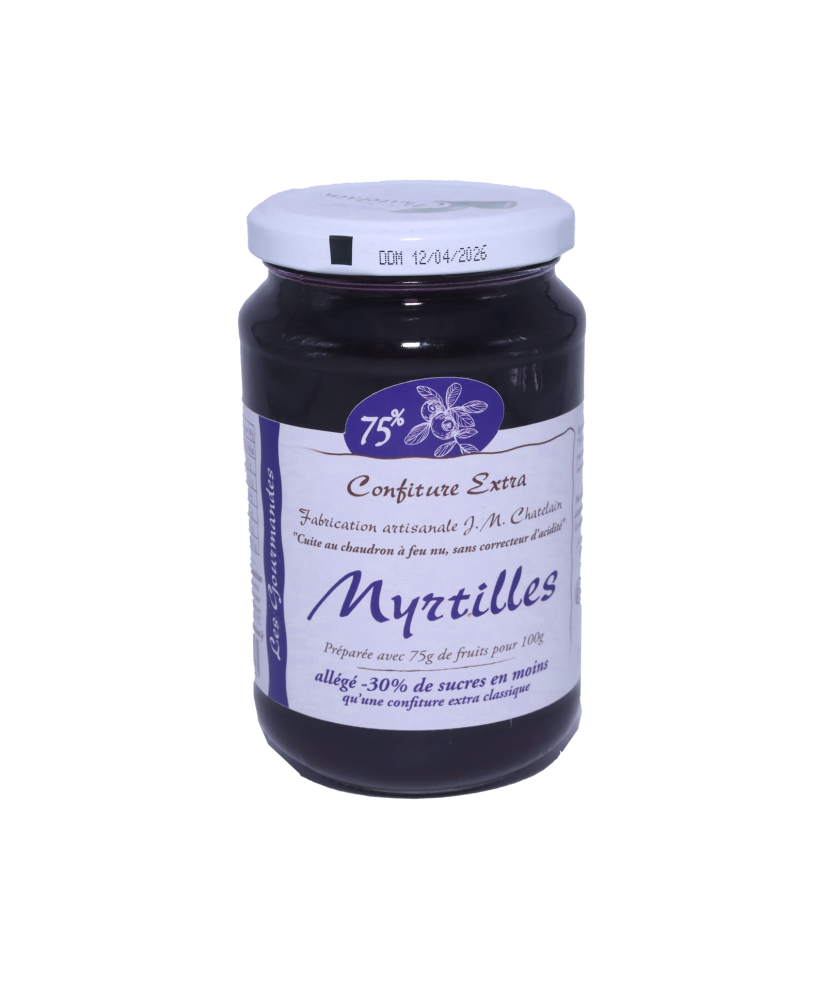 Confiture Myrtilles Allégée 390g