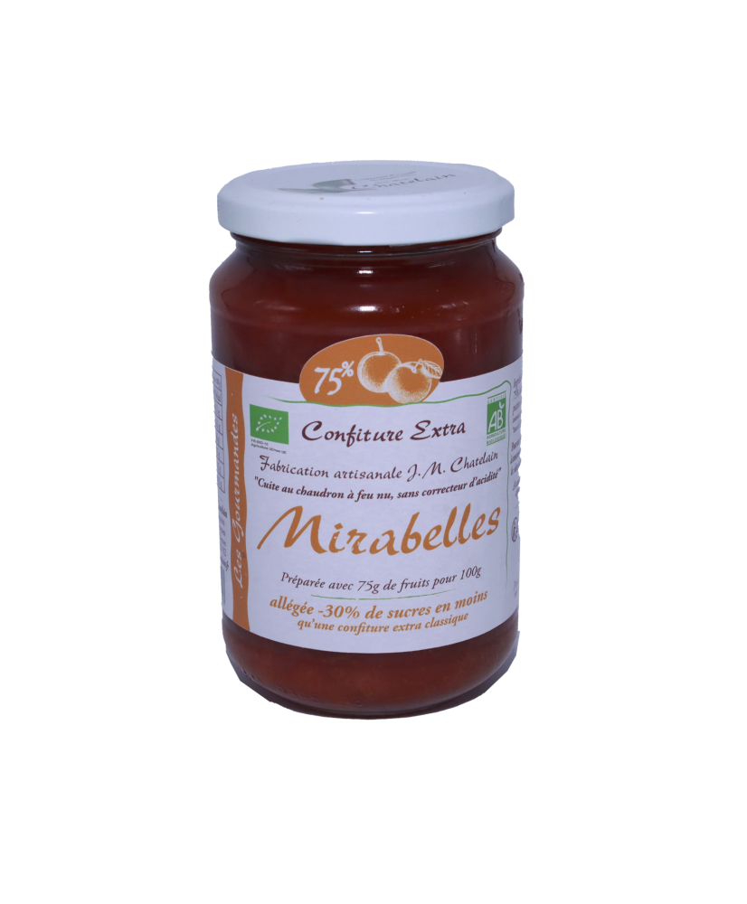 Confiture Mirabelles BIO Allégée 390g