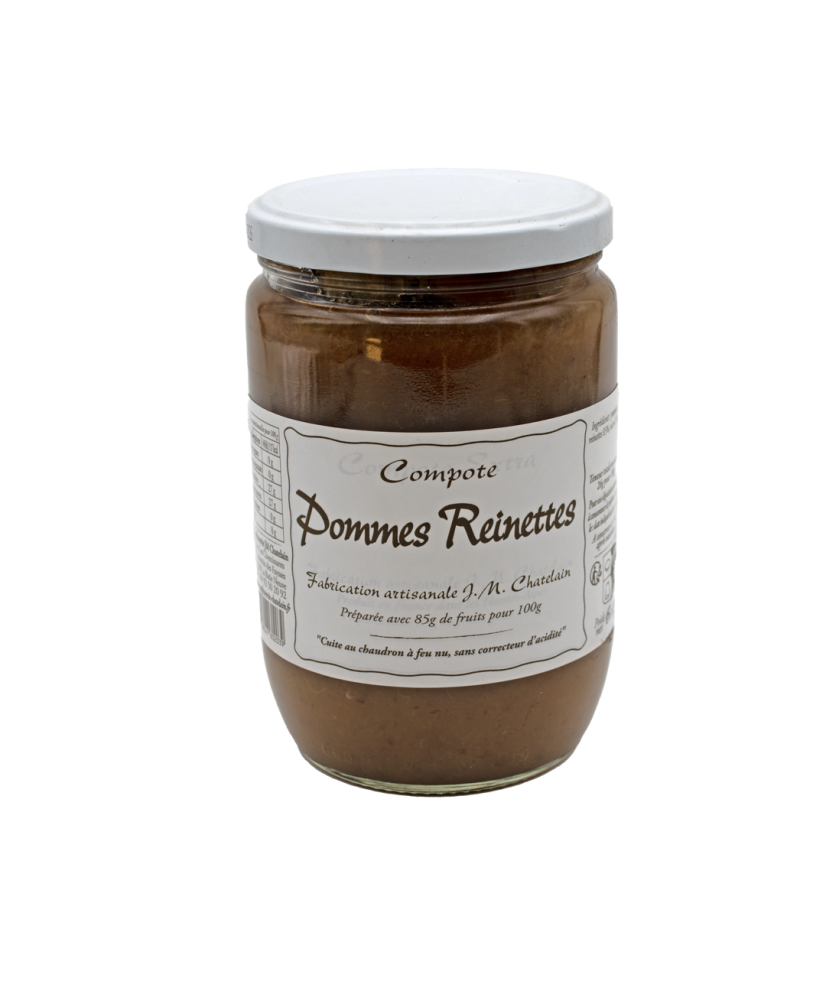 Compote de pommes Reinettes 660g Compote de pommes Reinettes 660g